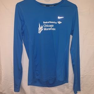 NIKE LONG SLEEVE BLUE DRY FIT